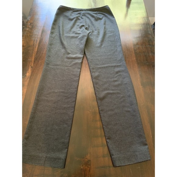 Tahari Womens Size 8 Pants Gray Poly Elastane Trousers Small Check Pattern - Picture 3 of 11